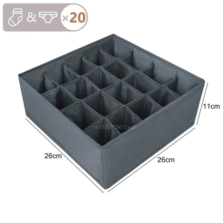 Socks Organizer Underwear Bra Storage Box Cabinet Drawer Organizer for Clothes Ties Wardrobe Clothes Organizer Cabinet Separator