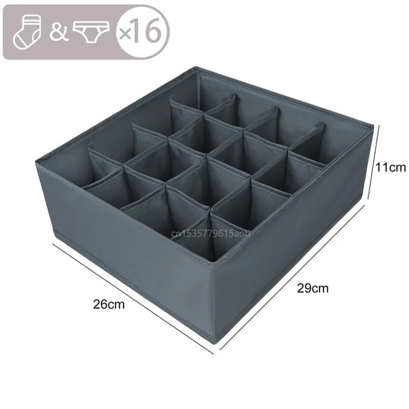 Socks Organizer Underwear Bra Storage Box Cabinet Drawer Organizer for Clothes Ties Wardrobe Clothes Organizer Cabinet Separator