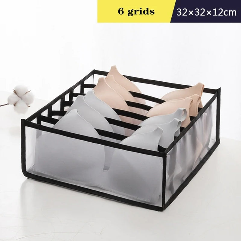 Organizer Panties Socks Storage Boxes Wardrobe Pants Clothes Underwear Drawers Jeans Clothes Separator Bra Folding Divider