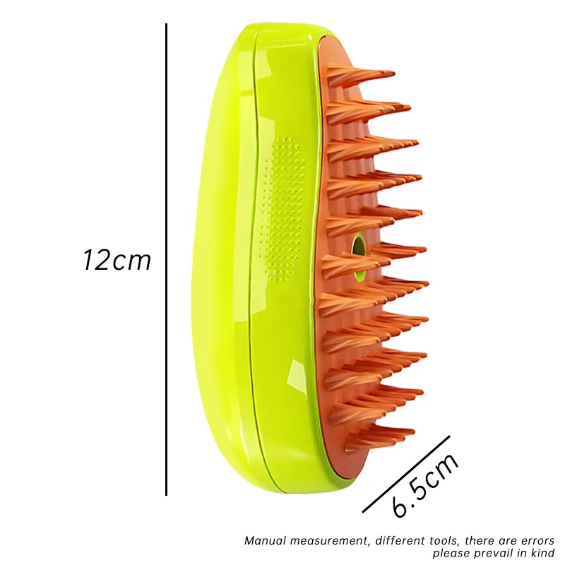 Dog Steam Brush Electric Spray Cat Hair Brush for Massage Pet Grooming Kitten Pet Bath Brush Removing Tangled and Loose Hair