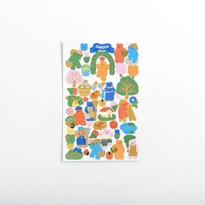 1Pc Animal Stickers School