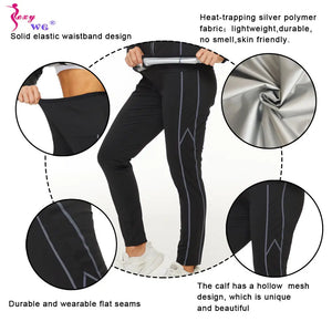 Sauna Set for Women Weight Loss Suit Sweat Top Pants Fitness Jacket Leggings Thermo Long Sleeves Trousers Body Shaper Gym