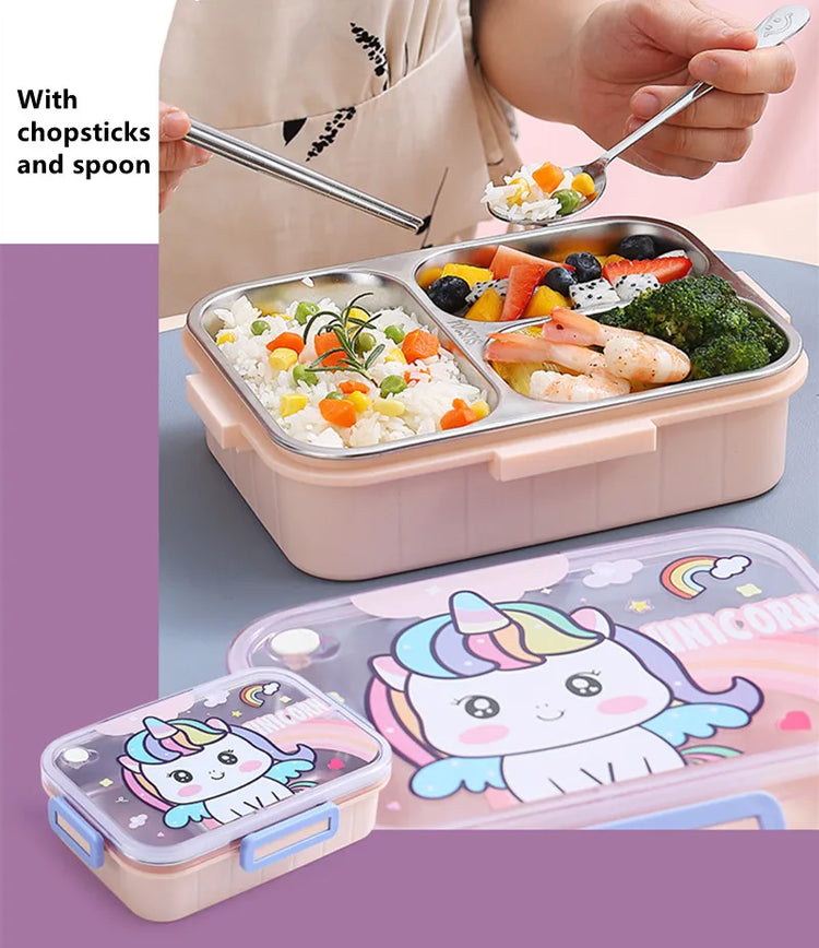 800Ml Lunch Box with Spoon 