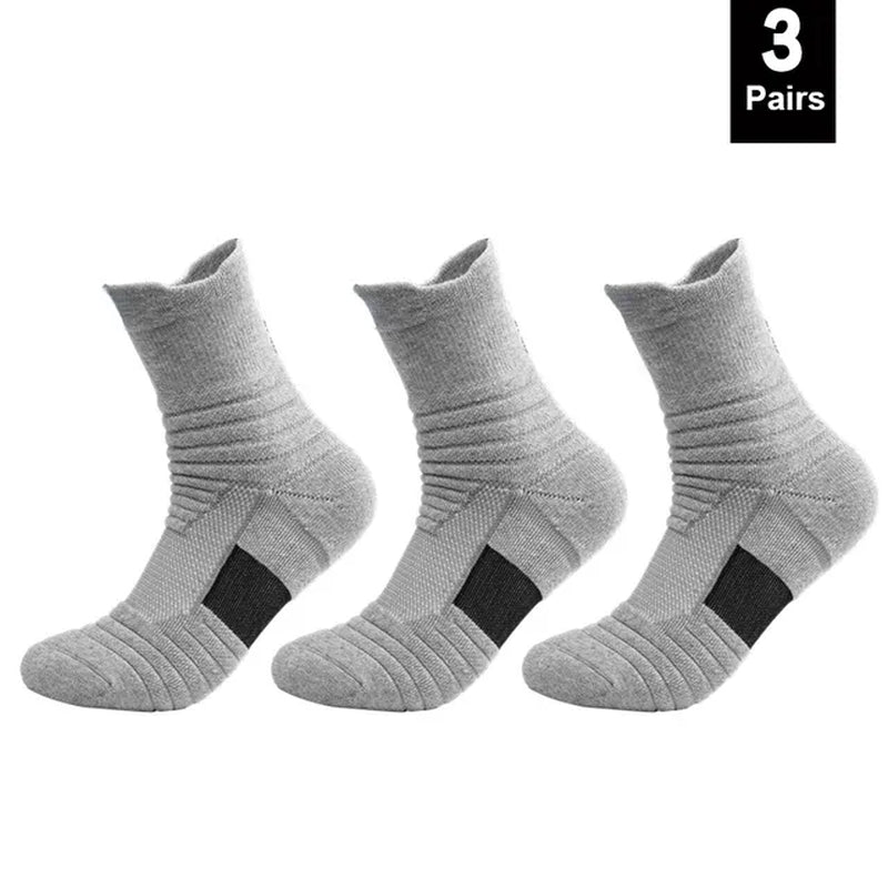 Anti-Slip Football Socks Men Women Cotton Sock Short Long Tube Soccer Basketball Sport Socks Breathable Deodorous Socks 39-45