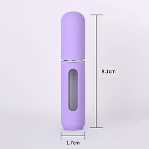 5Ml Traveling Perfume Atomizer Portable Liquid Container for Cosmetics Mini Metal Aluminum Pump Spray Empty Bottle Refillable