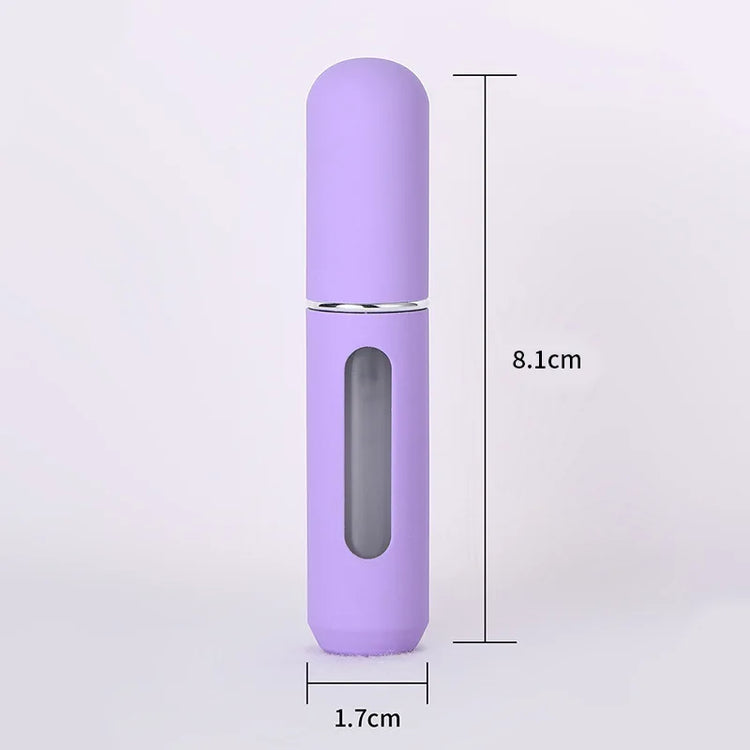 5Ml Traveling Perfume Atomizer Portable Liquid Container for Cosmetics Mini Metal Aluminum Pump Spray Empty Bottle Refillable