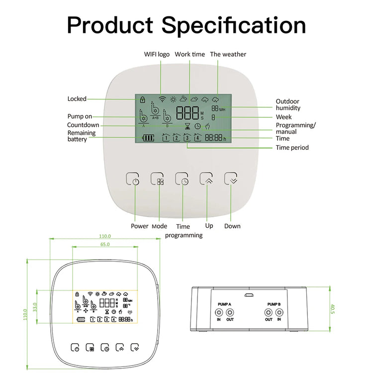 Wifi Tuya Smart Watering Machine Automatic Micro-Drip Irrigation System Plants Controller System Irrigation Tool Alexa Google