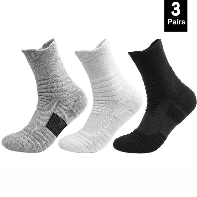 Anti-Slip Football Socks Men Women Cotton Sock Short Long Tube Soccer Basketball Sport Socks Breathable Deodorous Socks 39-45