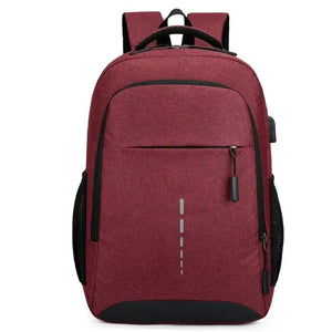 Mens Backpack Largecapacity Simple Fashion Travel Female Student Computerbag