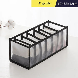 Organizer Panties Socks Storage Boxes Wardrobe Pants Clothes Underwear Drawers Jeans Clothes Separator Bra Folding Divider