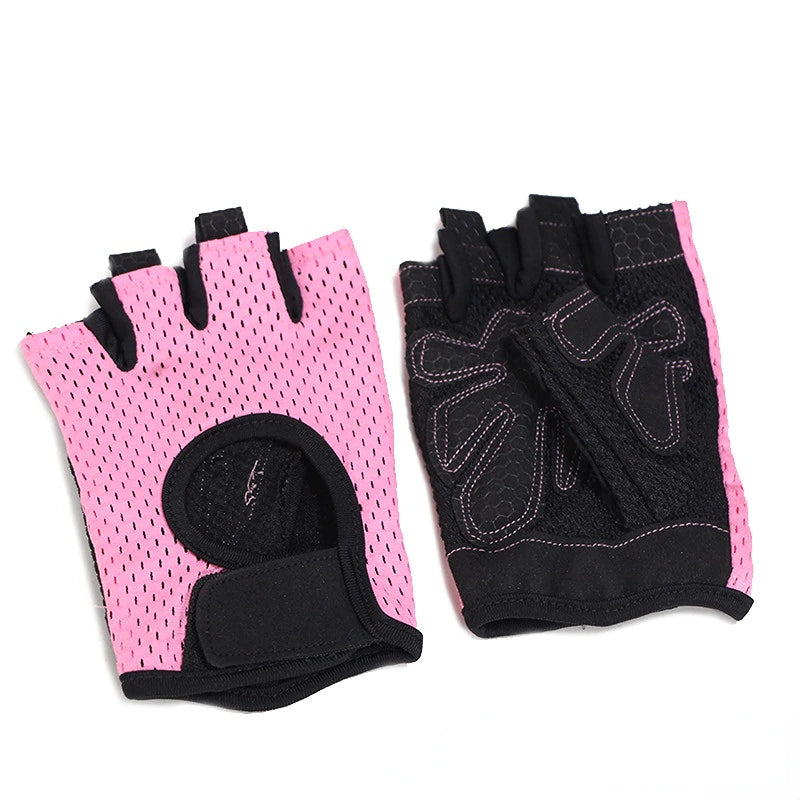 Cycling Fingerless Gloves Professional Gym Fitness Breathable Anti-Slip Women Men Half Finger Summer Fishing Female Bicycle Bike