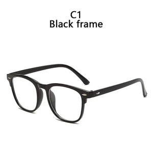 2024 Korean Retro Transparent Computer Glasses Women anti Blue Light Square Eyewear Blocking Optical Spectacle Eyeglass Glasses