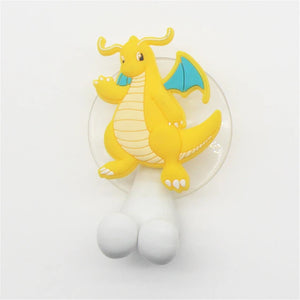 Pokemon Pikachu Children'S Cute Toothbrush Holder Pokemon Anime Figure Cartoon Wall Mounted Shelf for Kitchen Bathroom Kids Toys