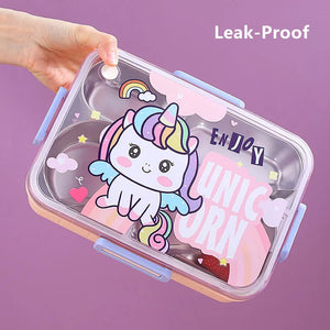 800Ml Lunch Box with Spoon 