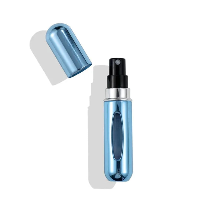 5Ml Traveling Perfume Atomizer Portable Liquid Container for Cosmetics Mini Metal Aluminum Pump Spray Empty Bottle Refillable