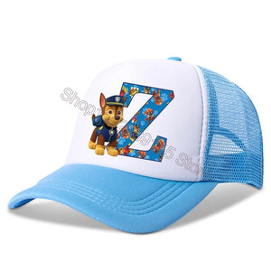 New  Kids Letters Baseball Caps Boys Cartoon Casuals Hat Children Sports Sun Hat Adjustable Peaked Cap Birthday Gifts