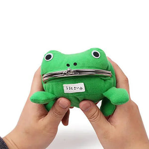 Anime Naruto Frog Wallet Uzumaki NARUTO Coin Purses Plush Manga Cosplay Accessories Kawaii Mini Purse Bag Kids Birthday Toy Gift