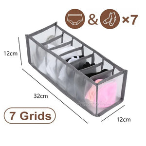 Socks Organizer Underwear Bra Storage Box Cabinet Drawer Organizer for Clothes Ties Wardrobe Clothes Organizer Cabinet Separator