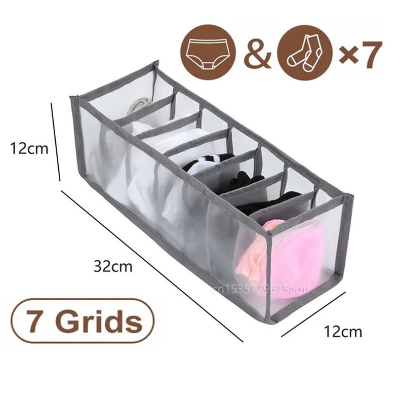 Socks Organizer Underwear Bra Storage Box Cabinet Drawer Organizer for Clothes Ties Wardrobe Clothes Organizer Cabinet Separator