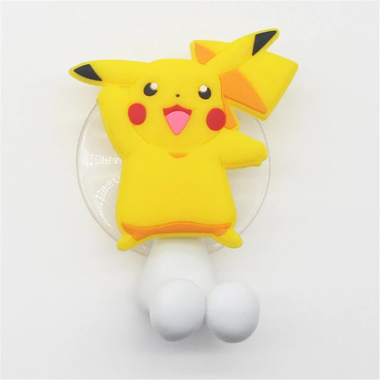 Pokemon Pikachu Children'S Cute Toothbrush Holder Pokemon Anime Figure Cartoon Wall Mounted Shelf for Kitchen Bathroom Kids Toys