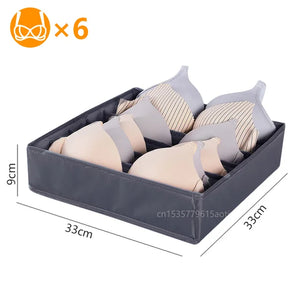 Socks Organizer Underwear Bra Storage Box Cabinet Drawer Organizer for Clothes Ties Wardrobe Clothes Organizer Cabinet Separator