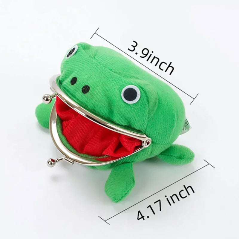 Anime Naruto Frog Wallet Uzumaki NARUTO Coin Purses Plush Manga Cosplay Accessories Kawaii Mini Purse Bag Kids Birthday Toy Gift