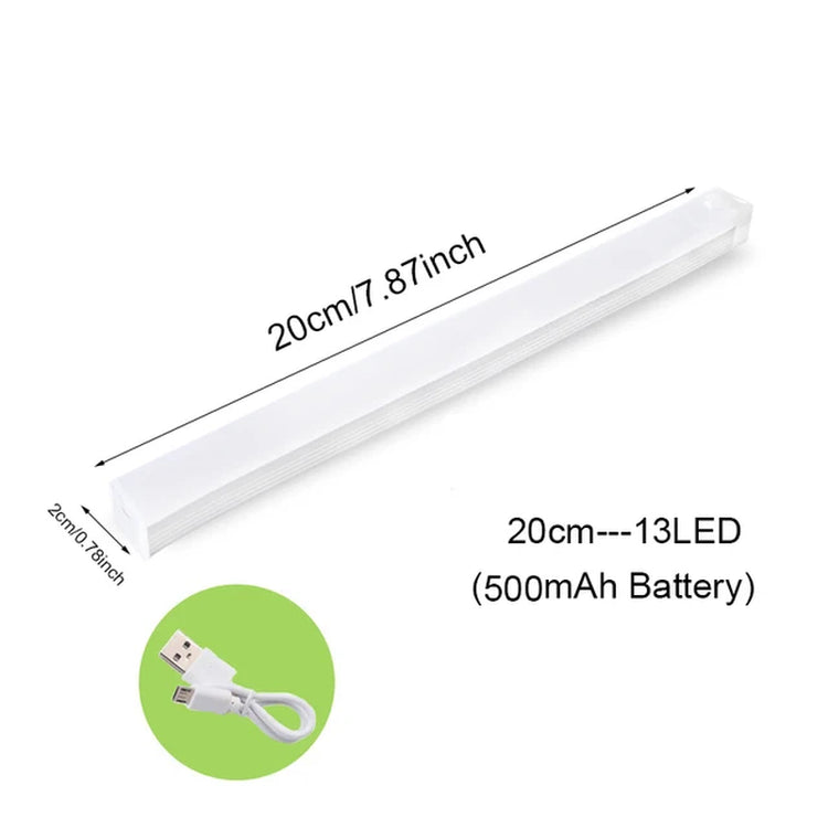 Leds under Cabinet Night Light USB Rechargeable Motion Sensor Closet Light Kitchen Bedroom Lighting Wall Lamp