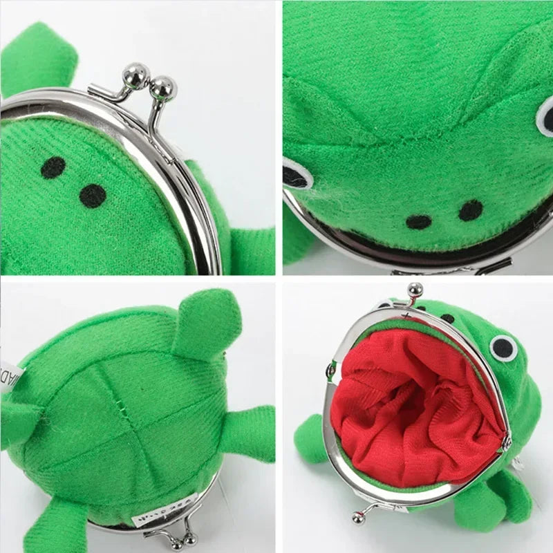 Anime Naruto Frog Wallet Uzumaki NARUTO Coin Purses Plush Manga Cosplay Accessories Kawaii Mini Purse Bag Kids Birthday Toy Gift