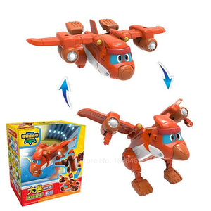 Newest Min Gogo Dino ABS Deformation Car/Airplane Action Figures REX/PING/VIKI/TOMO Transformation Dinosaur Toys for Kids Gift