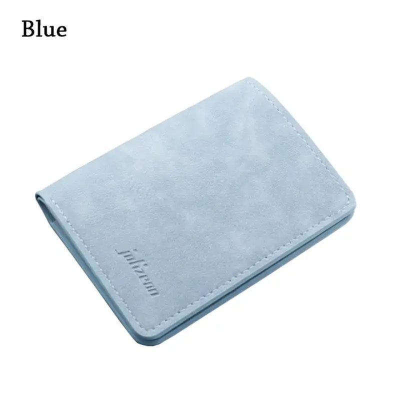 New Style Mini Thin Men Wallet Card Holder Purse Coin Pouch Card Holder Short Vertical PU Leather Wallet Change Money Pouch