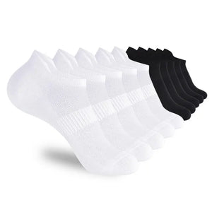 5/10 Pairs of Ankle Sports Running Socks White Soft Thin Low Top Short Film Men'S and Women'S Socks