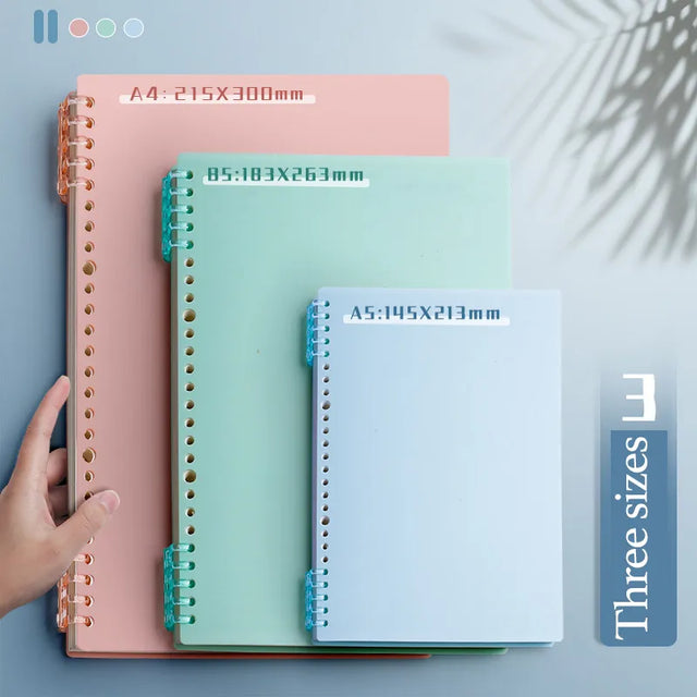 4Pcs Loose-Leaf NoteBooks 