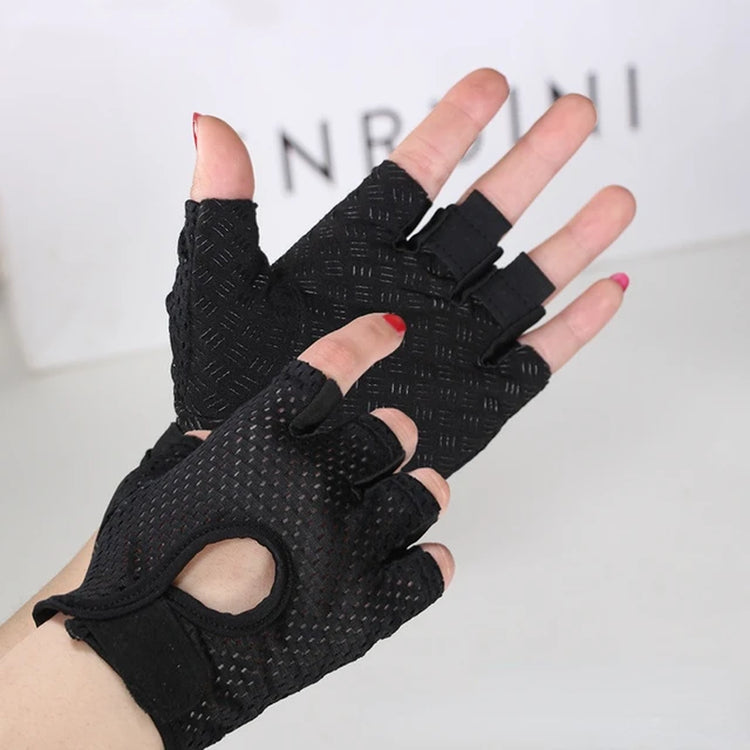 Cycling Fingerless Gloves Professional Gym Fitness Breathable Anti-Slip Women Men Half Finger Summer Fishing Female Bicycle Bike