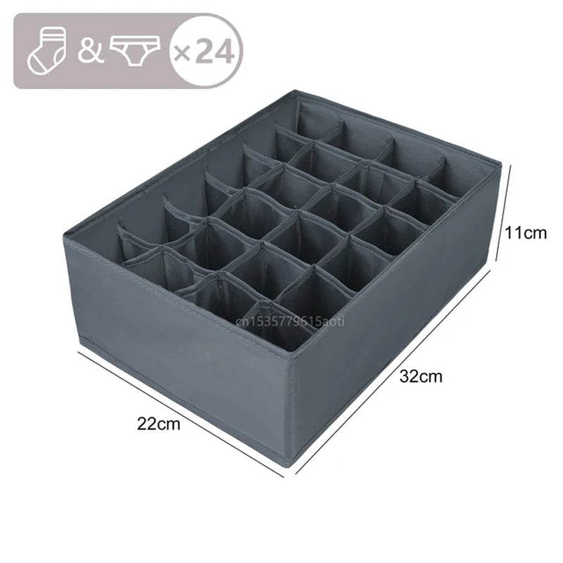 Socks Organizer Underwear Bra Storage Box Cabinet Drawer Organizer for Clothes Ties Wardrobe Clothes Organizer Cabinet Separator