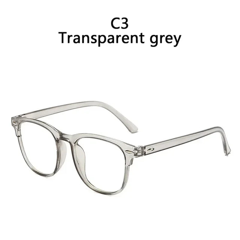 2024 Korean Retro Transparent Computer Glasses Women anti Blue Light Square Eyewear Blocking Optical Spectacle Eyeglass Glasses