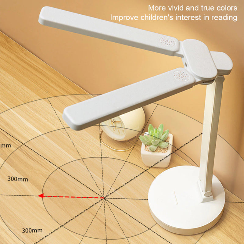 LED Desk Lamp 3 Levels Dimmable Touch Night Light USB Rechargeable Eye Protection Foldable Table Lamp for Bedroom Bedside Readin