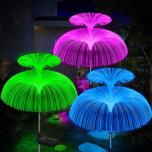 Solar Pathway Lights Outdoor Garden Jellyfish Decor Lawn Lights Solar Power Waterproof Yard Walkway Patio Decor Flowers Lamp