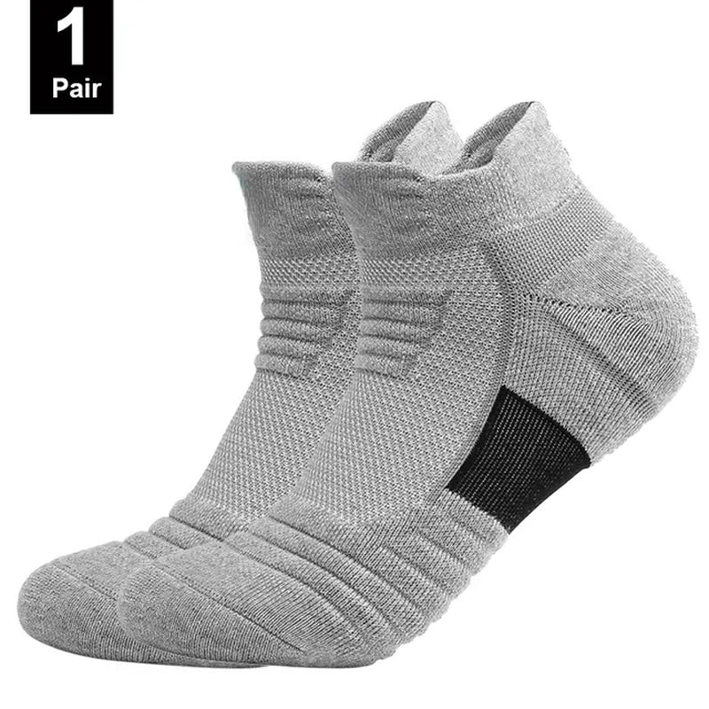 Anti-Slip Football Socks Men Women Cotton Sock Short Long Tube Soccer Basketball Sport Socks Breathable Deodorous Socks 39-45