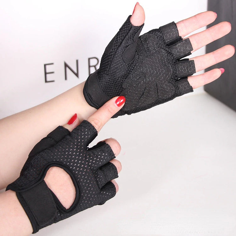 Cycling Fingerless Gloves Professional Gym Fitness Breathable Anti-Slip Women Men Half Finger Summer Fishing Female Bicycle Bike