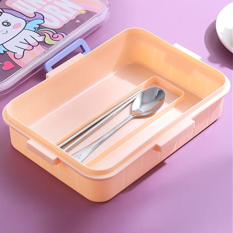 800Ml Lunch Box with Spoon 