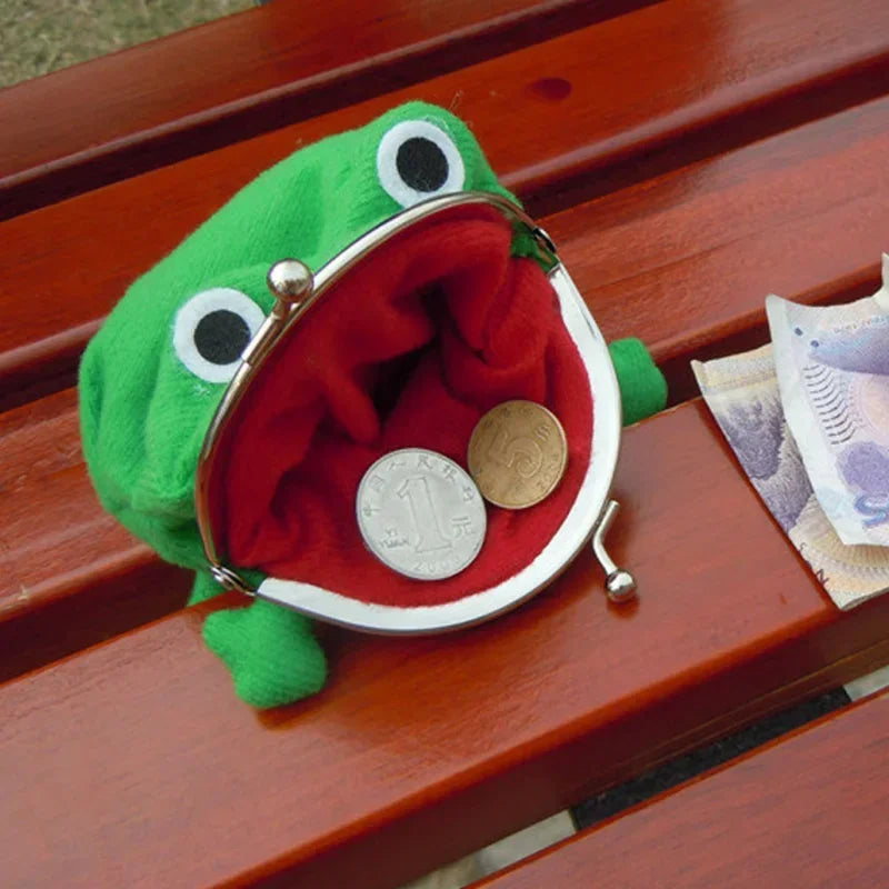 Anime Naruto Frog Wallet Uzumaki NARUTO Coin Purses Plush Manga Cosplay Accessories Kawaii Mini Purse Bag Kids Birthday Toy Gift