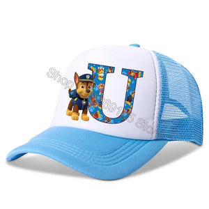 New  Kids Letters Baseball Caps Boys Cartoon Casuals Hat Children Sports Sun Hat Adjustable Peaked Cap Birthday Gifts