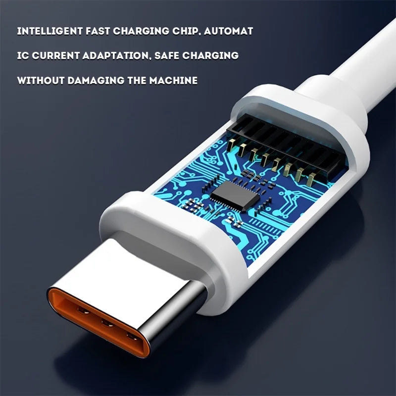 66W USB Type-C Fast Charging Cable - 3M to 12M Length Options