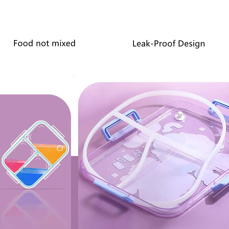 800Ml Lunch Box with Spoon 