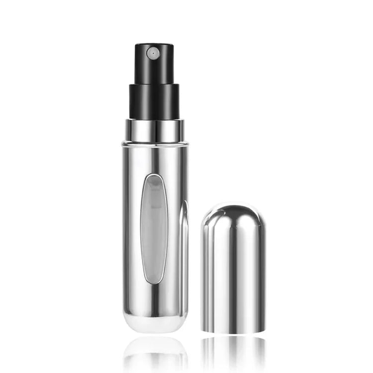 5Ml Traveling Perfume Atomizer Portable Liquid Container for Cosmetics Mini Metal Aluminum Pump Spray Empty Bottle Refillable