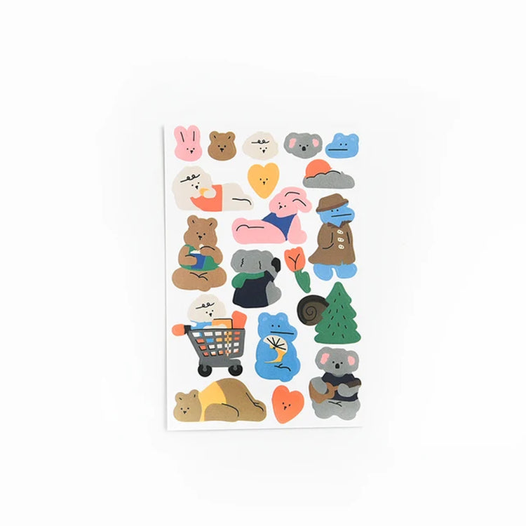 1Pc Animal Stickers School