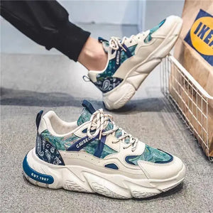 Fashion Men Sneakers Spring Breathable Comfort Air Cushion Running Shoes Outdoor Non Slip Wear-Resistant Walking Shoe Zapatillas