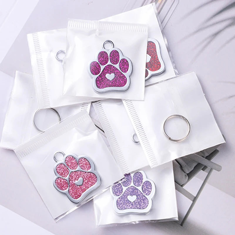 Custom Logo Pet Dog Tag Personalized Cat and Dog Keychain Anti-Lost Pet ID Tag Pendant Pet Supplies Wholesale