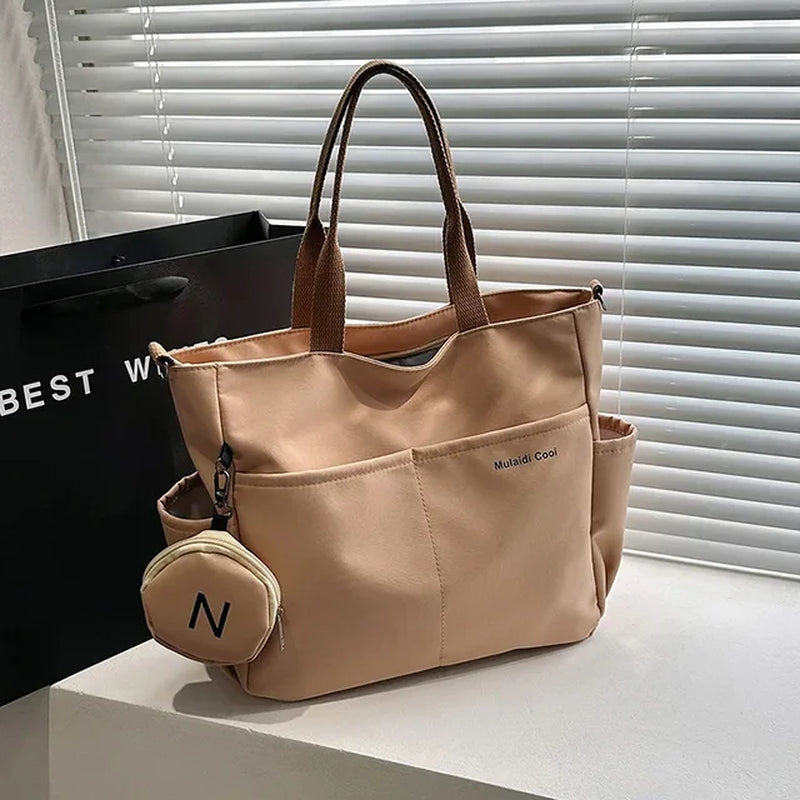 Women Shoulder Crossbody Bag Japanese Canvas Tote Messenger Bag for Student 2024 Ladies Hand Bags Female Handbag Bolsa Feminina