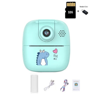 "Smart Instant Print Dual Lens Kids Camera - Perfect Birthday Gift!"